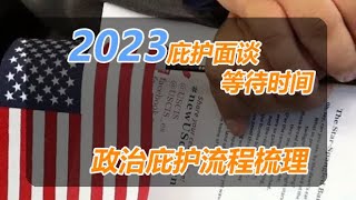 No.015：2023年美国申请政治庇护流程梳理，2023年政治庇护面谈等待要多久？哪个办公室申请政治庇护面谈等待期最快？哪里申请政治庇护面谈等待期最短？旅游签申请政治庇护流程，美国政治庇护