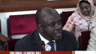 Cultural leaders Bill hearings end