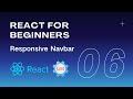 How to build a Responsive Navbar using ReactJS and Tailwind CSS for beginners