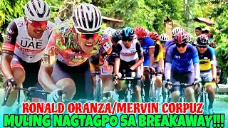 MERVIN CORPUZ AT RONALD ORANZA MULING NAGTAGPO SA BREAKAWAY!! BRGY.BARAT CYCLING RACE