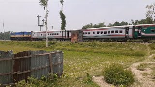 Kortoya Express with mixed Chines Rake | Kortoya Express - করতোয়া এক্সপ্রেস | 713 up | Train's of BD