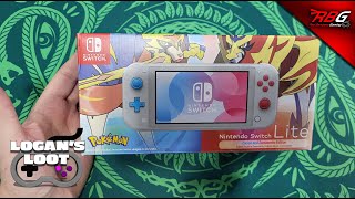 Nintendo Switch Lite Pokemon Sword and Shield Zacian and Zamazenta Special Editi