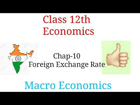 Foreign Exchange Class 12 Economics - YouTube