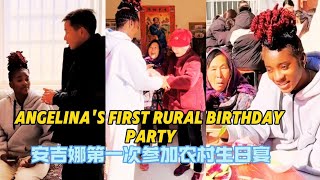 Angina attended a Chinese birthday party for the first time