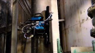 Automated Ultrasonic Testing of a Pipe