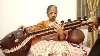 94/100 | Adhisaya Raagam | Veena Cover by Anasooya Gururajan