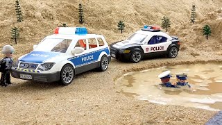 The Police Wheel is Broken- Police Chase Thief Toys Video