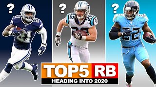 TOP 5 NFL RUNNING BACK RANKINGS INTO 2020