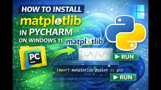 How to install Matplotlib in Pycharm Unified Product in Windows 11 #pycharm