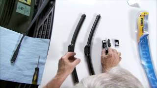 Changing windshield wipers with an adaptor