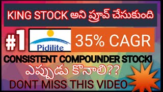 PIDILITE| King stock latest analysis in telugu| Buy for 10 years? #pidilite #beststockstobuynow