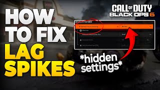 ⚠️ Fastest Way to Fix Black Ops 6 Lag Spikes