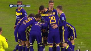 24. krog: Maribor - Aluminij 4:1; Prva liga Telekom Slovenije 2016/17