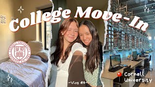 CORNELL MOVE-IN VLOG 2024 | west campus, unpacking, dorm tour | {Sophomore Year}