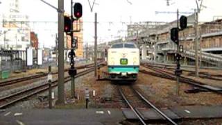 485系快速くびき野4号新井行き新潟駅入線[信越本線]