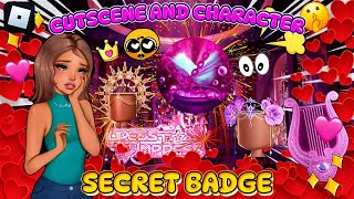 HOW TO GET THE SECRET BADGE AND CUTSCENE IN THE VALENTINES QUEST IN DRESS TO IMPRESS *NEW CHARACTER*