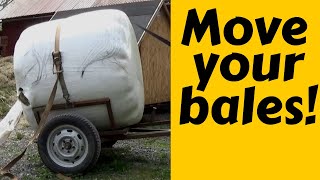 How I built an atv bale trailer from stuff I had lying around!   And you can as well with these tips