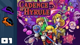 Let's Play Cadence of Hyrule [Co-Op] - Switch Gameplay Part 1 - Tripping Over The Beat