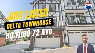 3BR Corner Townhouse with Side-by-Side Garage  | Spacious \u0026 Stylish Living! 60 11188 72 Ave., Delta