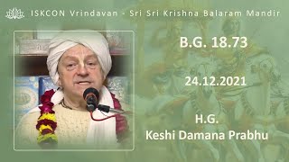 H.G.Kesidamana Prabhu_BG_18.73_24.12.2021.