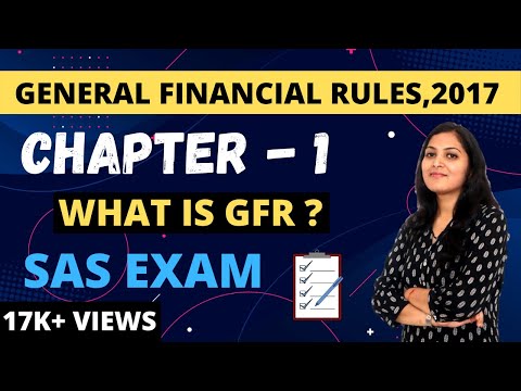 PC8 | GENERAL FINANCIAL REGULATION 2017 | Ch-1 | what is GFR | Best explanation in Hindi