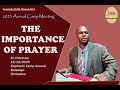 Br Chitubura. 15/12/2025. The importance of prayer. Apostolic Faith Church SCA