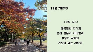 성령의  감동을 체휼하라