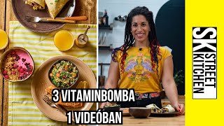 3 VITAMINBOMBA recept 1 videóban! Perfekt reggeli, ebéd és vacsora!