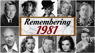 1981 Obituaries : Remembering famous celebrities who died in 1981