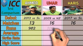 Ahmed Shahzad vs Umar Akmal vs Haris Sohail career comparison | Ahmed Shahzad vs Umar Akmal | TCL