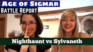 Age of Sigmar Battle Report Nighthaunt versus Sylvaneth 1000pts