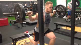 Heavy Barbell Bulgarian Split Squats