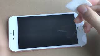 KAREEN  tempered glass screen protector installation video.