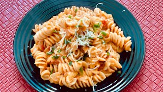 Creamy Pink Sauce Pasta Without Vodka | Veg Rotini Pasta | Ami's Cooking