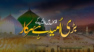 Bari Umeed Hai Sarkar Qadmon Lyrics Naat |Hammad Ali | Awwal Studio