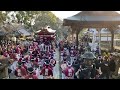 【速報版】新町やぐら昇魂式　波太神社階段上がり宮入り　令和4年3月6日　阪南市　西鳥取地区