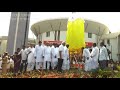 inauguration of bapuji statue by hon ble chief minister shri. siddaramaiah .