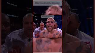 Jake Paul the Problem Maker After Knocking Out Woodley #shorts