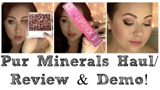 Pür Minerals | Haul/Review \u0026 Demo!