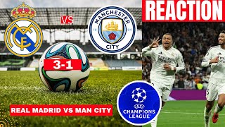 Real Madrid vs Man City 3-1 Live Champions League UCL Football Match Score Highlights 2025 Vivo