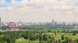Moscow. One year timelapse.