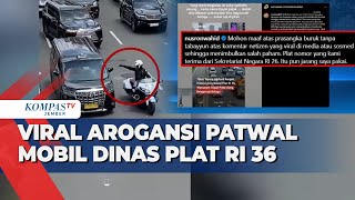 Viral Video Mobil Pelat RI-36 Terobos Jalan, Warganet Soroti Sikap Arogan Patwal