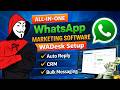 Earn with WhatsApp Marketing 2026 📲 | WADesk Auto Reply & Bulk Message Tool