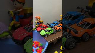 Crushing car #automobile #toys #firetruck