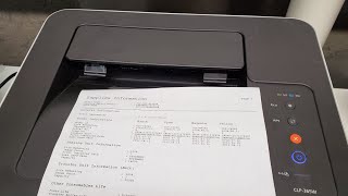 How to print report on Samsung CLP-365W Printer