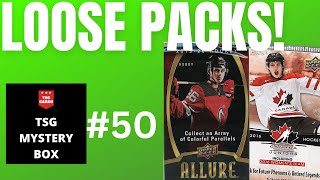 ROOKIE HEAVY!! LOOSE HOCKEY CARD PACKS - TSG MYSTERY BOX - Ep. #50