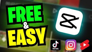 Football Edits are INCREDIBLY Easy and FREE! This is How! Make Edits For TikTok + YouTube +IG 🔥🎬