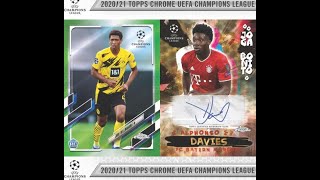 #AOI BGBPB サッカー カード 2020-21 TOPPS CHROME CHAMPIONS LEAGUE BOX BREAKS BROG水道橋店 トレカ開封動画 スポーツカード