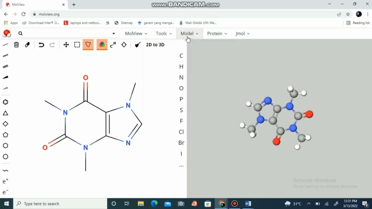 Langkah - Langkah Menggunakan Aplikasi Molview|| Kimia Komputasi - YouTube