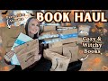 HUGE BOOK HAUL 🦇 unboxing cozy mysteries & witchy books! 📦